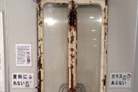 尼崎の街を駆け抜けた「喫茶店」が帰ってきた！昭和16年生まれの貴重な阪神電車「貫通扉」を公開中