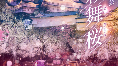 姫路城夜桜会「春彩舞桜 (はるいろまいざくら)」│姫路市