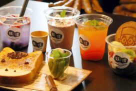 福崎町「妖怪ブックカフェ」に新作メニュー登場！妖怪ベンチの世界をおいしく体験