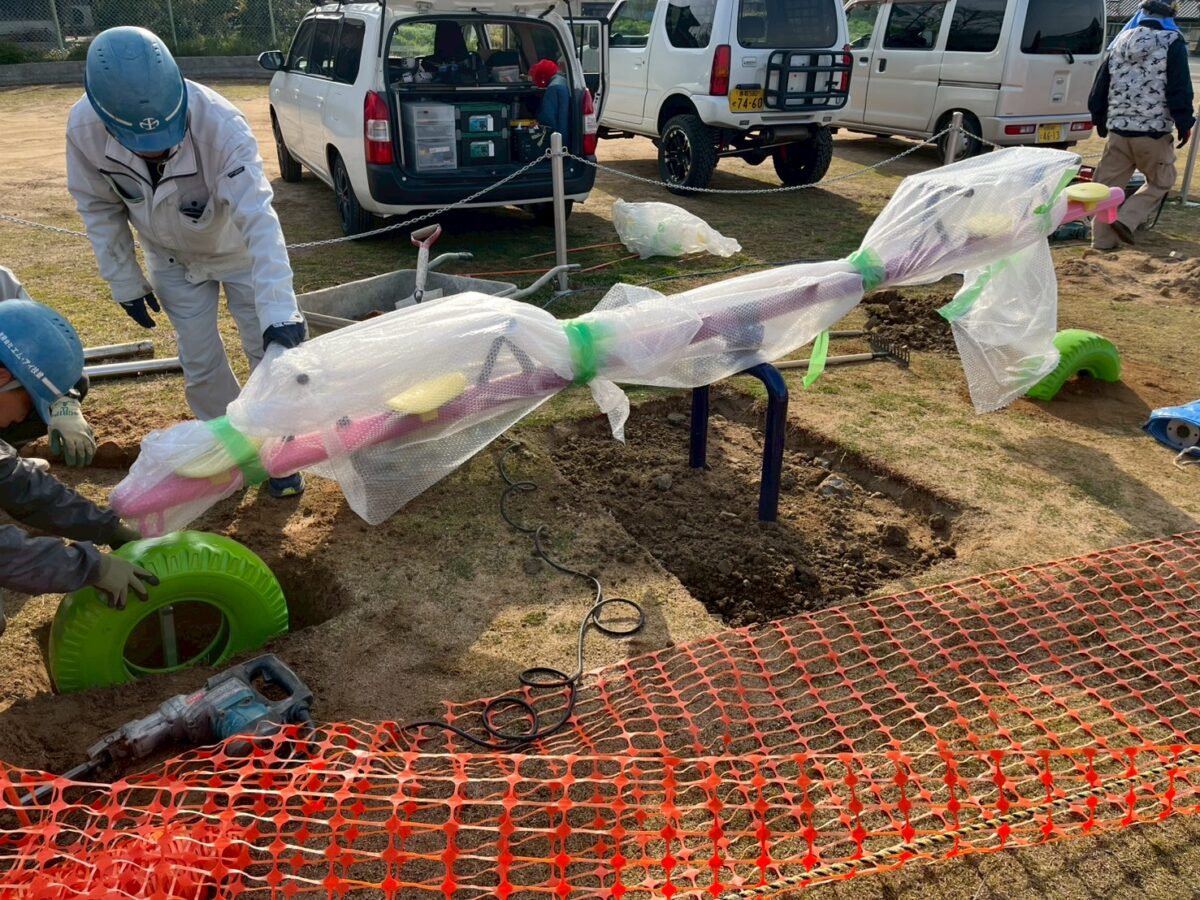 辻川山公園に新たな〇〇