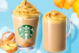 【スタバ】まるでシュークリームのような、ふわっとこんがり食感を楽しむ2商品が登場