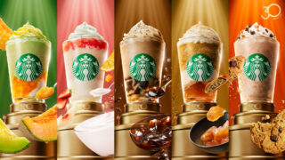 スターバックス日本上陸30周年記念。歴代の名作を楽しむ『THE STAR フラペチーノ®』が4月8日より発売開始