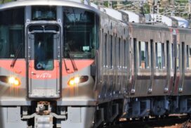 播但線でピンクの新型車両「Urara」が走る！103系引退へカウントダウンか