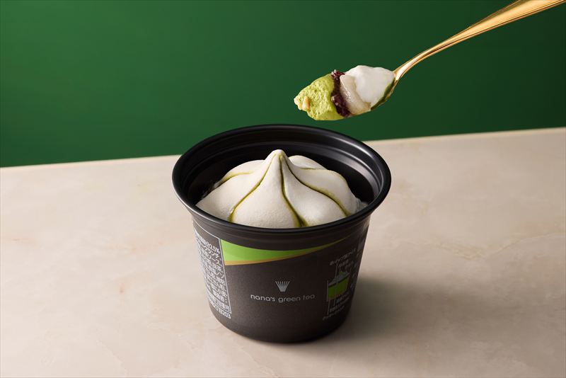 セブンイレブン×井村屋×nana's green tea　看板商品「抹茶白玉パフェ」をアイスで再現