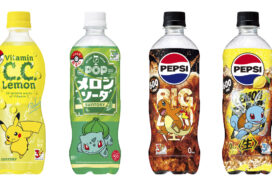 「サントリー×ポケモン30周年」タイアップ。人気ドリンクが「ポケモン進化ボトル」で登場