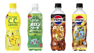 「サントリー×ポケモン30周年」タイアップ。人気ドリンクが「ポケモン進化ボトル」で登場