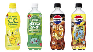 「サントリー×ポケモン30周年」タイアップ。人気ドリンクが「ポケモン進化ボトル」で登場