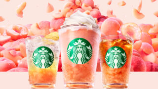 【スタバ】今年も桃づくしの夏がスタート！食感や飲み心地の異なる3種のビバレッジが6月24日より登場