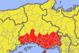 【台風6号】播磨中部に現れた「河童の結界」！？兵庫県南部が真っ赤に染まる中、注意報にとどまる奇跡